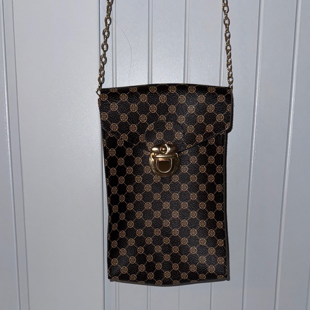 Elegant Brown Patterned Women's Bag